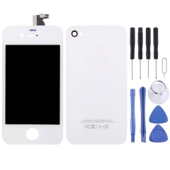 3 in 1 for iphone 4s lcd digitizer glass back cover controller button white 5fbcd05230556