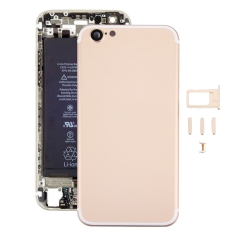 5 in 1 full assembly metal housing cover with appearance imitation of i7 for iphone 6 including back cover big camera hole amp 038 card tray amp 038 volume control key amp 038 power button amp 038 mut 5fc3edbacff4e