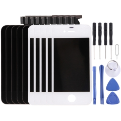 5 pcs black 5 pcs white digitizer assembly lcd frame touch pad for iphone 4 5fbd1b3a61ab4
