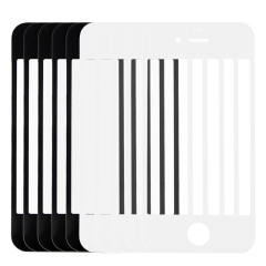 5 pcs black 5 pcs white for iphone 4 amp 038 4s front screen outer glass lens 5fbcde4a0aad0