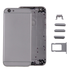 6 in 1 for iphone 6 back cover card tray volume control key power button mute switch vibrator key sign full assembly housing cover grey 5fc3ecd65dd63