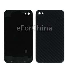carbon style back cover for iphone 4 black 5fbcf02271212