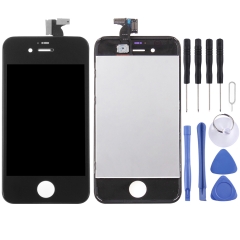 digitizer assembly lcd frame touch pad for iphone 4s black 5fbccce6d3003