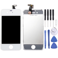 lcd screen and digitizer full assembly with frame for iphone 4 white 5fbcedc923ec5