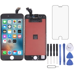 lcd screen and digitizer full assembly with frame for iphone 6 black 5fc3e9b1dba17