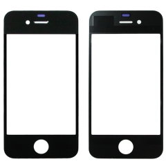 front screen outer glass lens for iphone 4 black 5fe79046131ac
