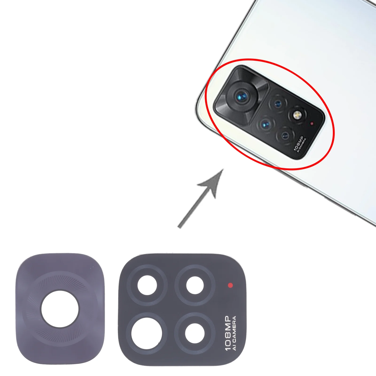Τζαμάκι κάμερας Redmi Note 11 Pro 2 jpg