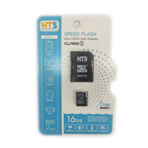 HTS Micro SD Memory Card with Adapter 16GB