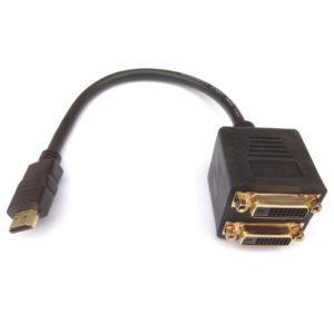 HDMI Splitter M to 2xDVI F Aculine AD-042