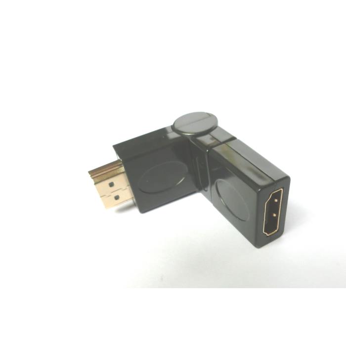 HDMI adapter M/F degree 180 Aculine AD-037
