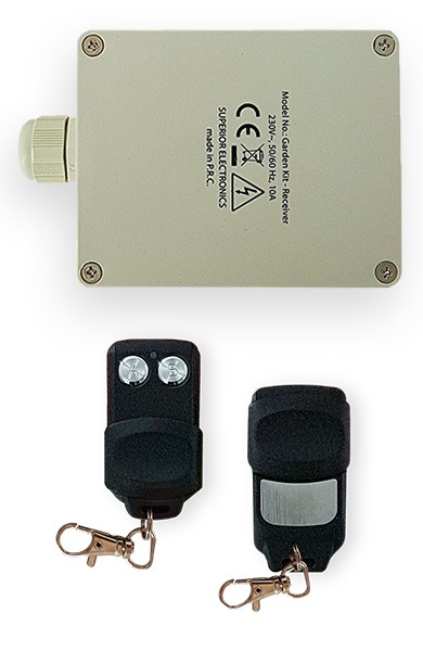 Τηλεχειριστήριο Γκαραζόπορτας Superior Kit Κήπου (RF 433.92 MHz) - RF Remote Controls