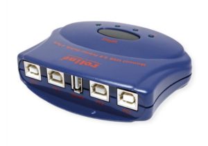 USB 2.0 Printer Switch, 4 Ports