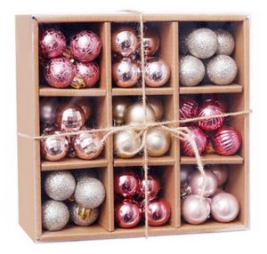 Artezan Christmas Ball 3cm Carton Display Pastel Mix 99pcs/carton