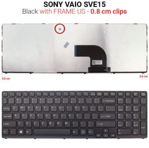 Πληκτρολόγιο SVE15 Black 0