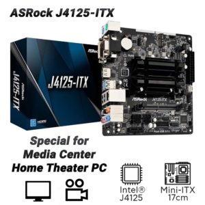Μ/Β ASRock J4125-ITX Full Specs On Board
