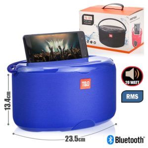 True Bass HiFi Bluetooth με Βάση Κινητού Blue