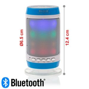 Sound Can Ηχείο Bluetooth με LED Μπλέ