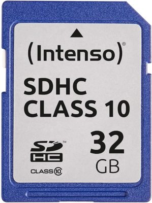 Intenso Κάρτα Μνήμης SDHC 32 GB  Class 10 Μπλε