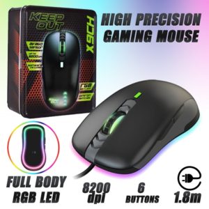 Φωτιζόμενο RGB Gaming Mouse Keep Out 6 Πλήκτρων