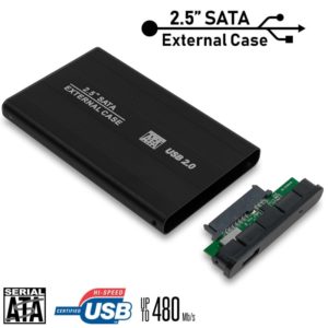 External Case HDD 2.5'' SATA  Black