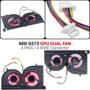 Ανεμιστηράκι MSI GS73 GPU DUAL FAN