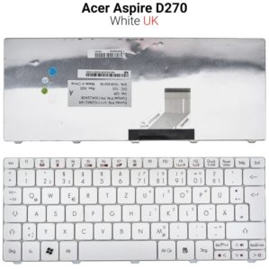 Πληκτρολόγιο Acer Aspire D270 Λευκό