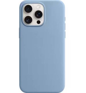 Θήκη XO-K10B iPhone15 Pro Max 6.7" liquid σιλικόνης Μπλε Σιέρρα