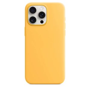 Θήκη XO-K10B iPhone15 Pro Max 6.7" liquid σιλικόνης Κίτρινο