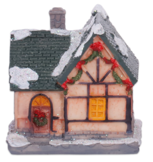 Artezan Christmas LED Table Top House Decoration 5.5*5.5*4.5cm