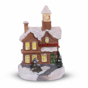 Artezan Christmas LED Table Top House Decoration Brown 10*6cm