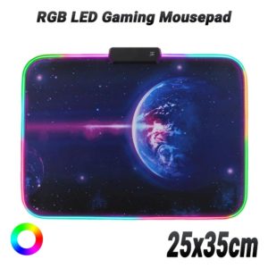 RGB LED Gaming Mousepad 25x35cm