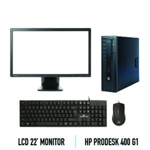 Σετ Hp ProDesk 400 G1 + DELL monitor 22″ + SET Keyboard/Mouse