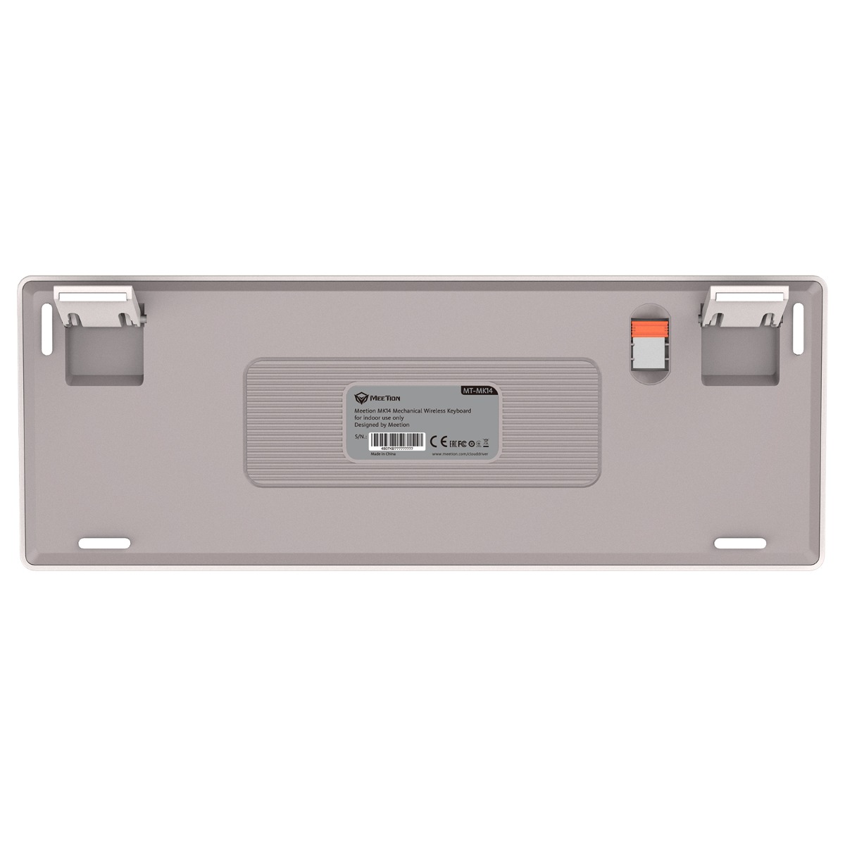 Meetion MT-MK14 Μηχανικό Πληκτρολόγιο Gaming Ενσύρματο & Ασύρματο με Bluetooth και 2.4G RGB Λευκό US 5 Meetion MT-MK14 Μηχανικό Πληκτρολόγιο Gaming Ενσύρματο & Ασύρματο με Bluetooth και 2.4G RGB Λευκό US - Image 5
