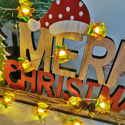 Modee Χριστουγεννιάτικα Διακοσμητικά Φωτάκια LED με Μπαταρία (10LED/120cm/10cm) Θερμό Λευκό 4 Modee Χριστουγεννιάτικα Διακοσμητικά Φωτάκια LED με Μπαταρία (10LED/120cm/10cm) Θερμό Λευκό - Image 4