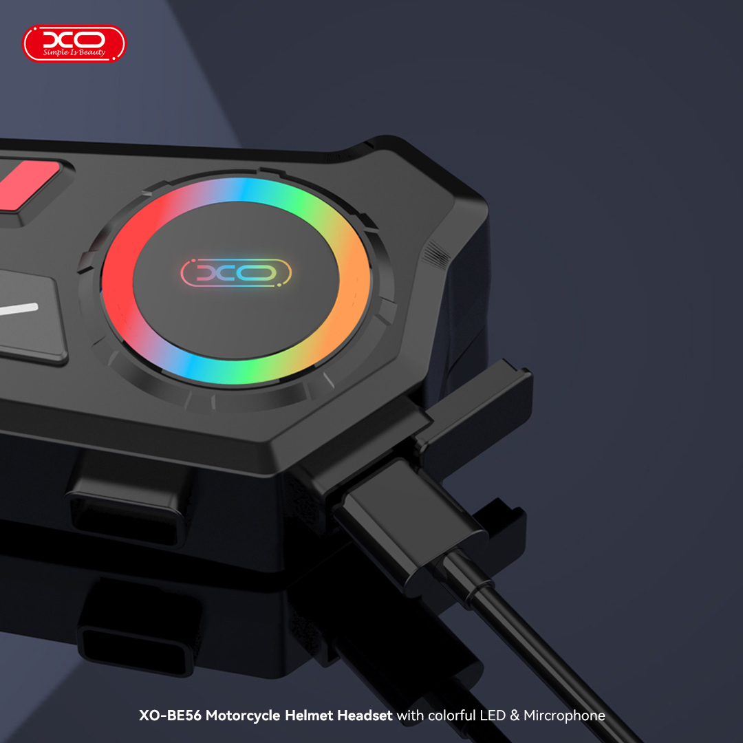 XO BE56 Ακουστικό Κράνους Μηχανής με Πολύχρωμο Φωτισμό LED 8 XO BE56 Ακουστικό Κράνους Μηχανής με Πολύχρωμο Φωτισμό LED - Image 8