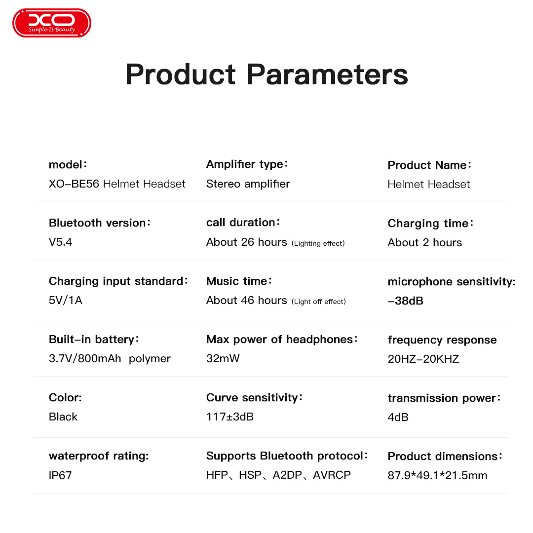 XO BE56 Ακουστικό Κράνους Μηχανής με Πολύχρωμο Φωτισμό LED 9 XO BE56 Ακουστικό Κράνους Μηχανής με Πολύχρωμο Φωτισμό LED - Image 9