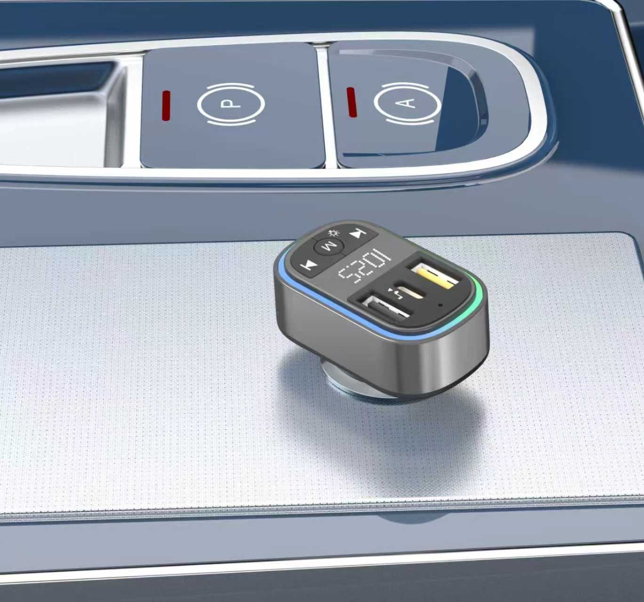 ATC-CA07 Μεταδότης FM Αυτοκινήτου με 2 Θύρες USB-A & Type-C και Υποδοχή SD 35W 3 ATC-CA07 Μεταδότης FM Αυτοκινήτου με 2 Θύρες USB-A & Type-C και Υποδοχή SD 35W - Image 3