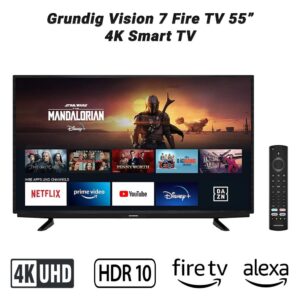 Grundig Vision 7 Fire TV 55” – 4K Smart TV με Alexa voice control