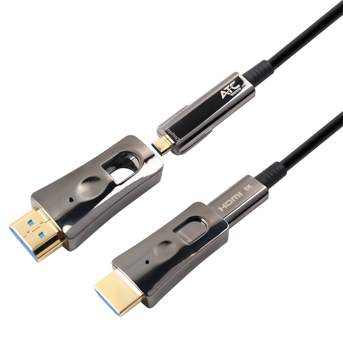 ATC AOC HDMI 2.1V 8K Αποσπώμενο Οπτικό Καλώδιο 30m 3 ATC AOC HDMI 2.1V 8K Αποσπώμενο Οπτικό Καλώδιο 30m - Image 3