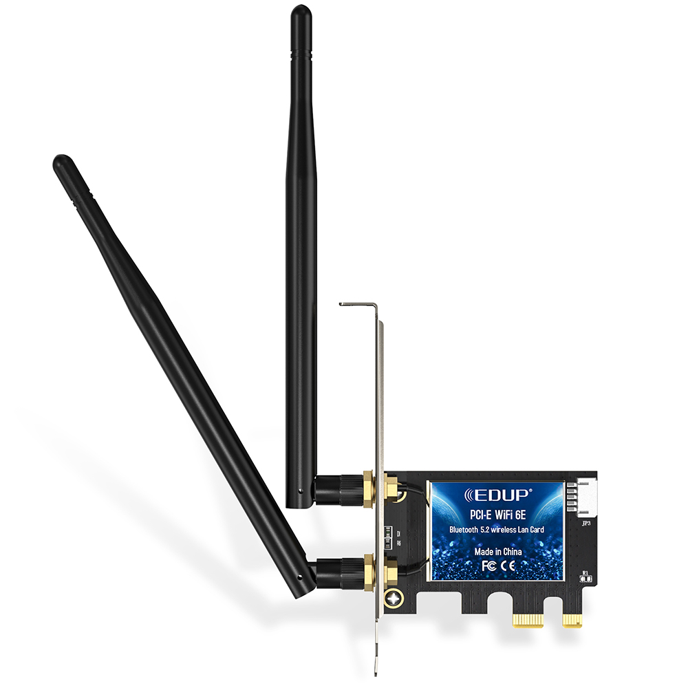 EDUP EP-9651GS WIFI 6EAX5400 + Bluetooth 5.3 PCI-E Network Adapter 4 EDUP EP-9651GS WIFI 6EAX5400 + Bluetooth 5.3 PCI-E Network Adapter - Image 4