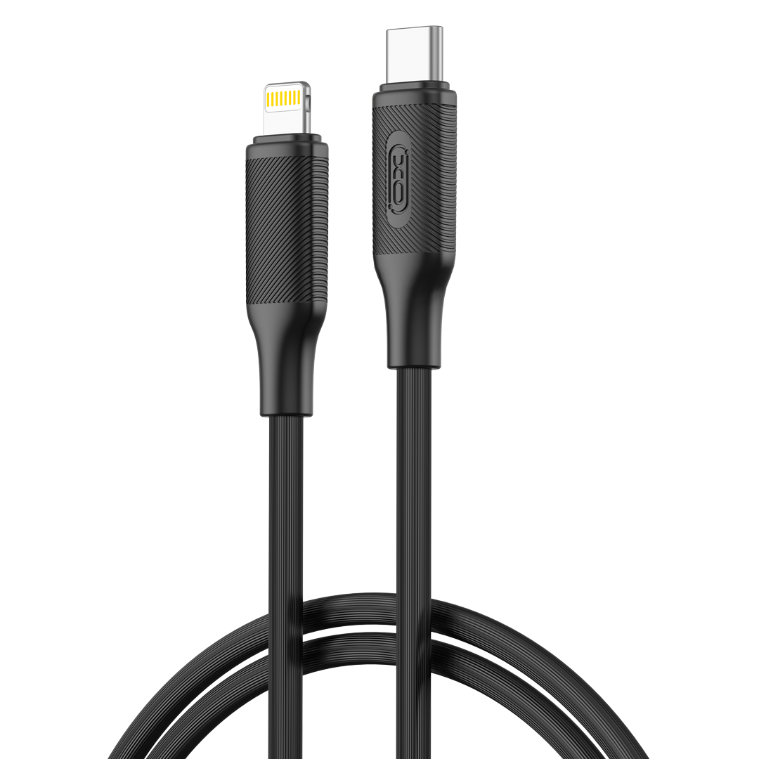 XO NB-Q265A PD 27W Type-C σε Lightning Μινιμαλιστικό Καλώδιο (Μαύρο) 1 XO NB-Q265A PD 27W Type-C σε Lightning Μινιμαλιστικό Καλώδιο (Μαύρο)