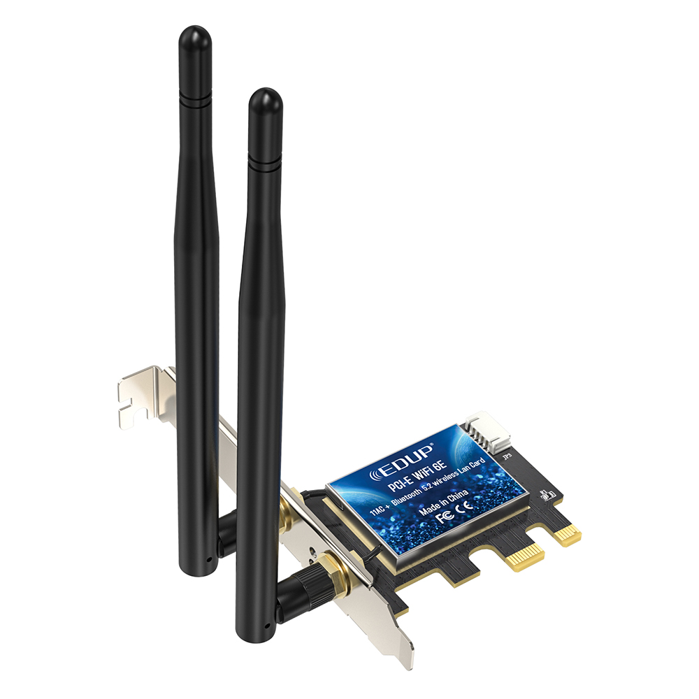EDUP EP-9651GS WIFI 6EAX5400 + Bluetooth 5.3 PCI-E Network Adapter 5 EDUP EP-9651GS WIFI 6EAX5400 + Bluetooth 5.3 PCI-E Network Adapter - Image 5