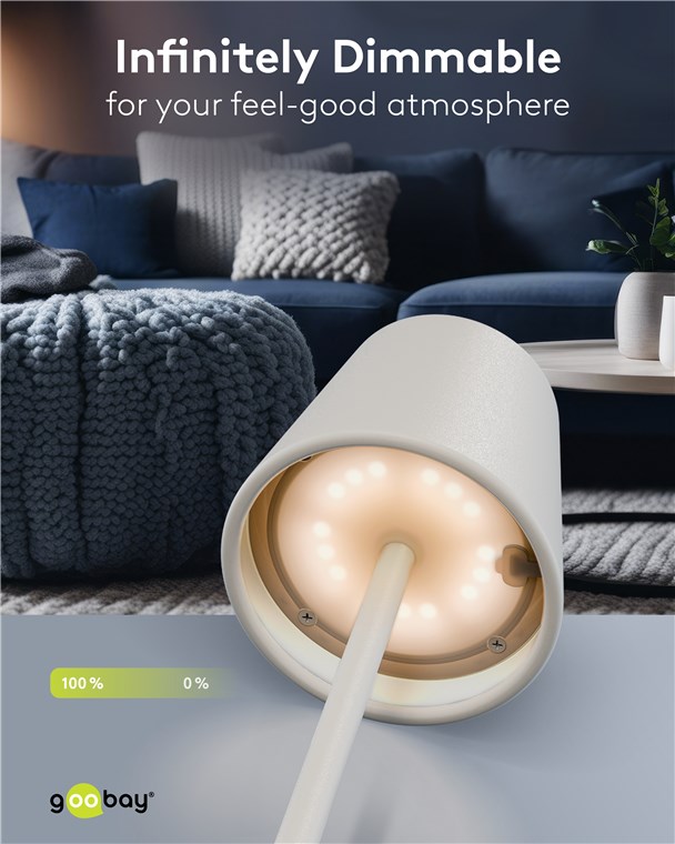 Goobay Ασύρματο Επιτραπέζιο Φωτιστικό LED RGBW 1 m 14 Goobay Ασύρματο Επιτραπέζιο Φωτιστικό LED RGBW 1 m - Image 14