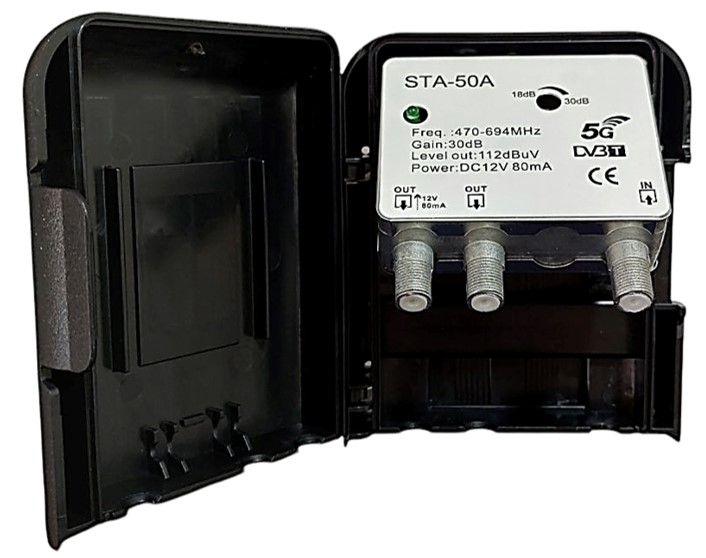 ATC-50A Ενισχυτής Ιστού 30dB 5G LTE 12V 1 ATC-50A Ενισχυτής Ιστού 30dB 5G LTE 12V