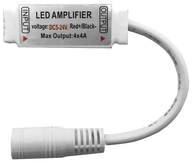 Avide LED Ταινία 12V 192W RGB+W Μίνι Ενισχυτής 1 Avide LED Ταινία 12V 192W RGB+W Μίνι Ενισχυτής