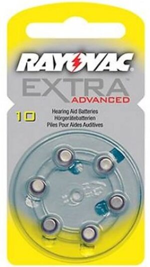 Rayovac Extra Advanced Βαρηκοΐας 10 (6τμχ)