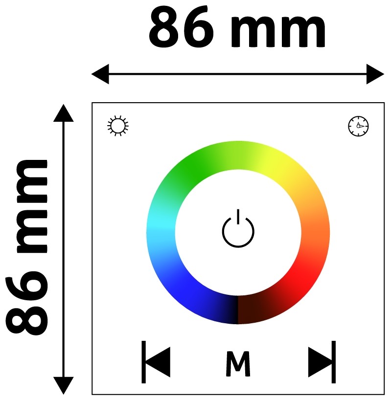 Avide LED Ταινία 12V 144W RGB Τηλεχειριστήριο Αφής και Ελεγκτής 2 Avide LED Ταινία 12V 144W RGB Τηλεχειριστήριο Αφής και Ελεγκτής - Image 2