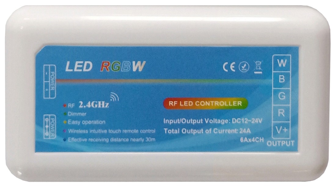 Avide LED Ταινία 12V 288W RGB+W 4 Ζωνών Ελεγκτής 1 Avide LED Ταινία 12V 288W RGB+W 4 Ζωνών Ελεγκτής