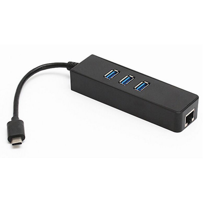 Μετατροπέας USB Type C σε LAN 1000GBps+ 3x USB3.0 HQ 1 Μετατροπέας USB Type C σε LAN 1000GBps+ 3x USB3.0 HQ