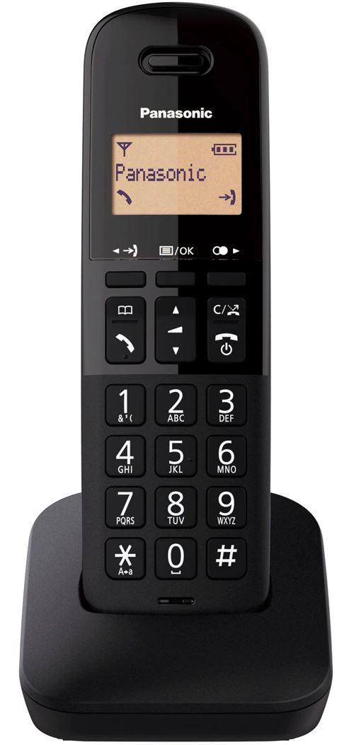 Panasonic KX-TGB610SPB Ασύρματο Τηλέφωνο Μαύρο 1 Panasonic KX-TGB610SPB Ασύρματο Τηλέφωνο Μαύρο